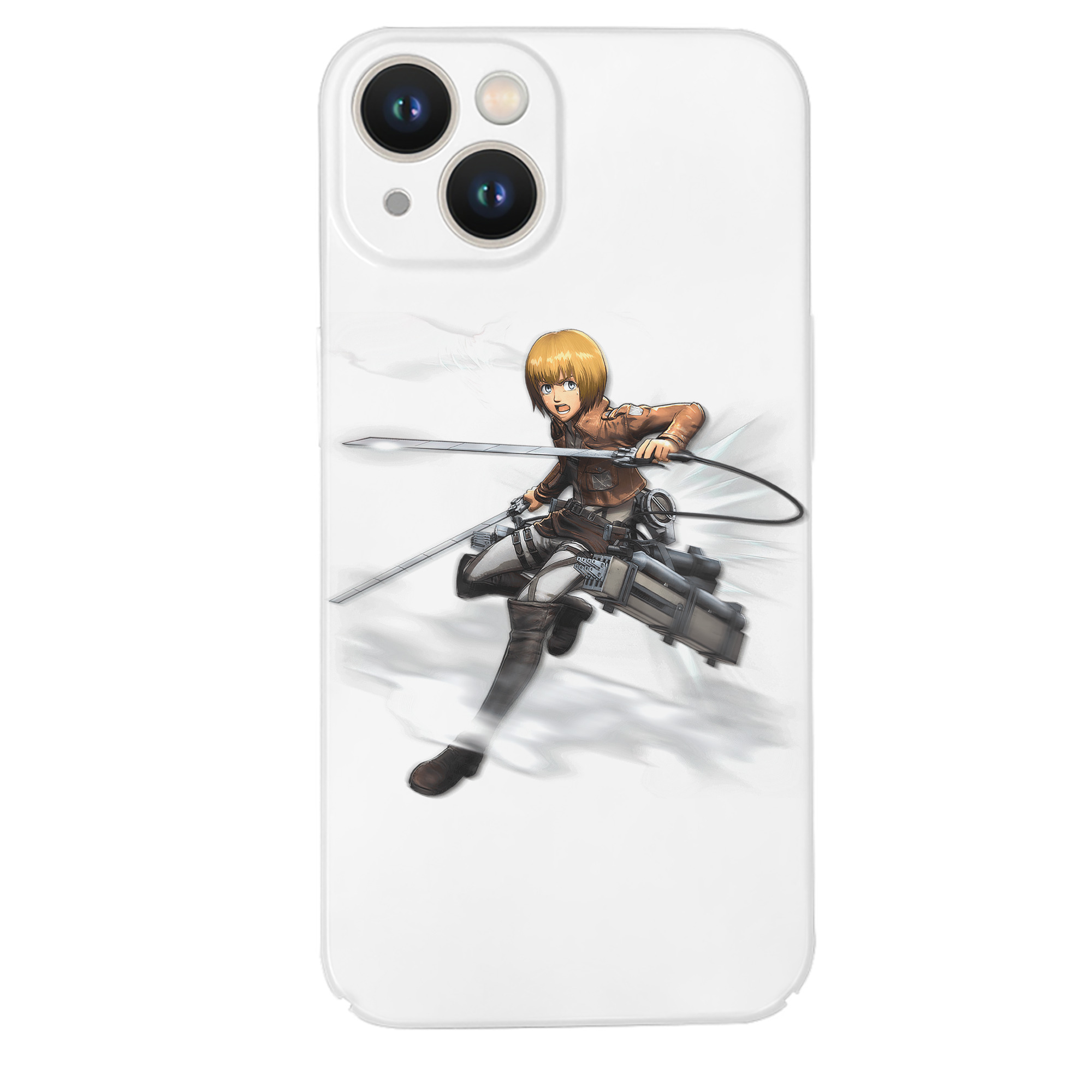 （画像用） 進撃の巨人 アルミン·アルレルト Attack on Titan Armin Arlert 【iPhone 14シリーズ対応】ハードケース